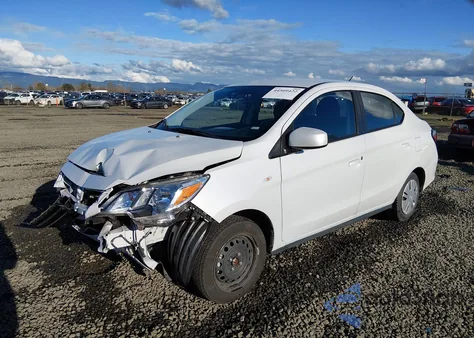 2024 Mitsubishi Mirage G4 Black Edition/Es/Le из США, поврежденный, VIN ML32FUFJ5RHF17295